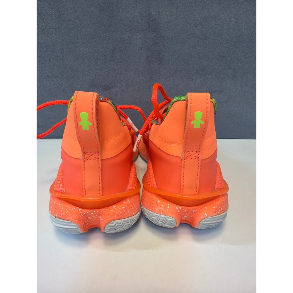 Under Armour Curry Shoes Sour Patch Peach Size 6.5Y Basketball Sweet Sour - Picture 4 of 8